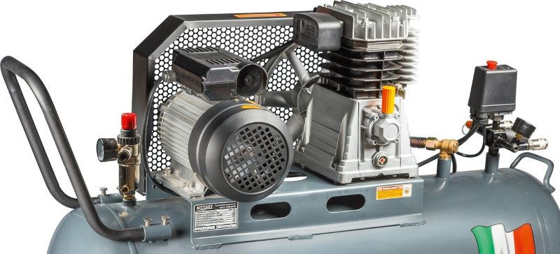 An air compressor purchased with bad credit financing.