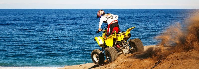 An ATV possibly purchased with no credit check.