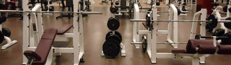 An olympic weight set purchased with financing.