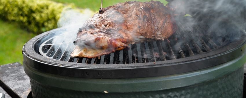 An outdoor grill purchased with outdoor financing.