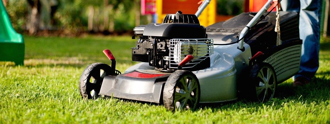 Lawn mower purchased with bad credit financing.