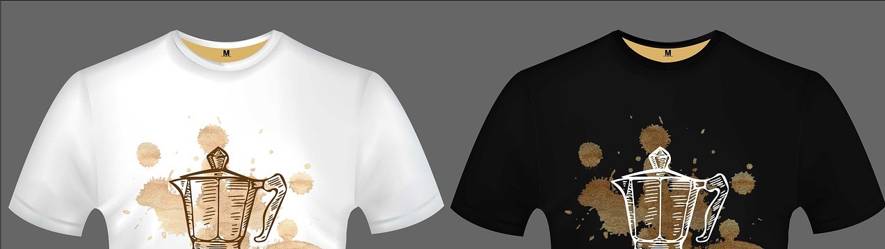 Shirts made with a heat press.