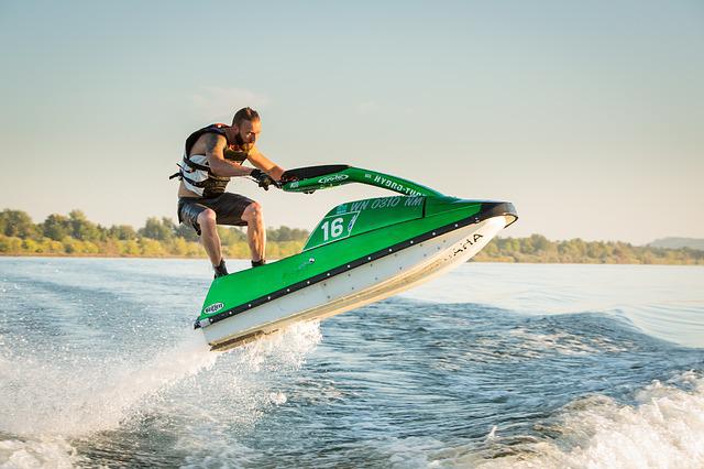 Jet ski on the water.