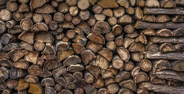 Logs that need to be split.