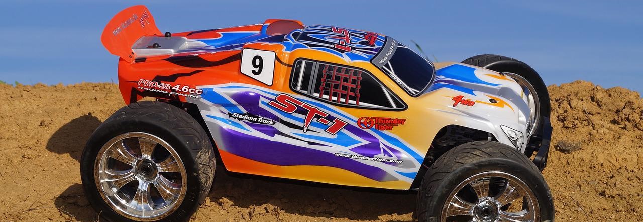 An RC car purchased with financing.