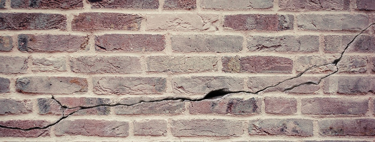 A foundation that could use some repair.