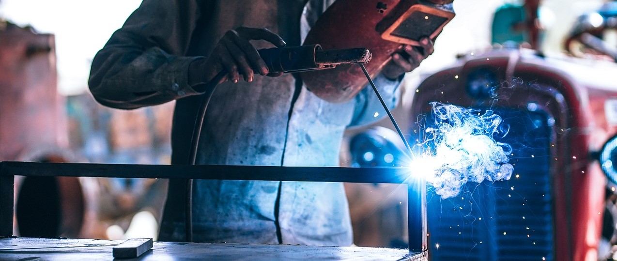 Welding equipment purchased with a loan.