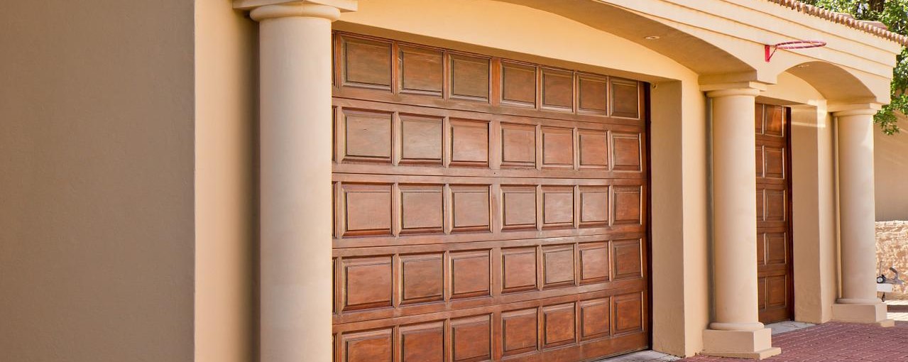 Garage door purchased with a bad credit loan.