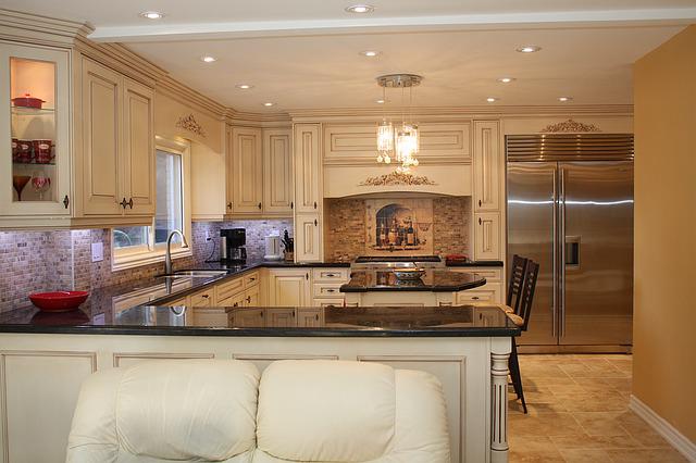A kitchen remodel with bad credit financing.