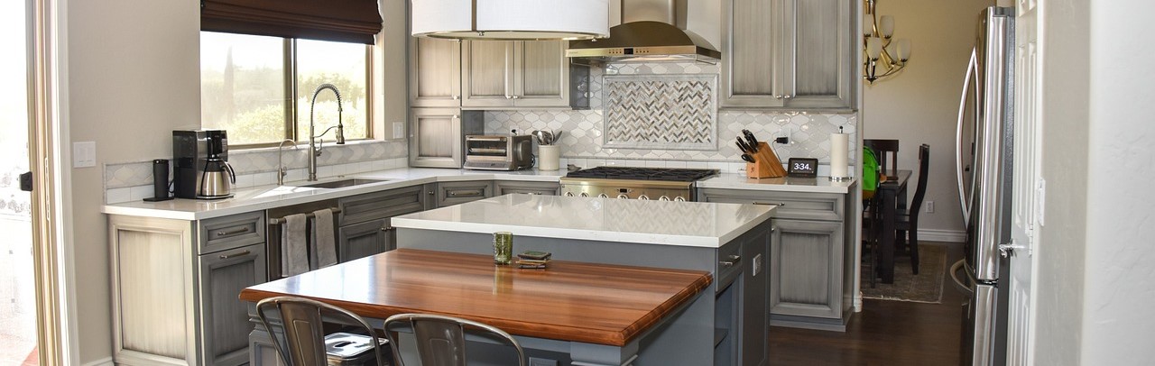 New kitchen paid for with a loan.