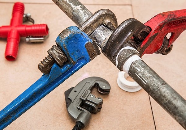 Plumbing work paid for with plumbing financing for bad credit.