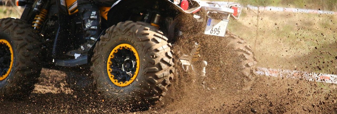 Enjoying a powersports purchase.