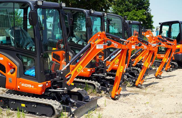 Small excavators you can buy with a construction loan.