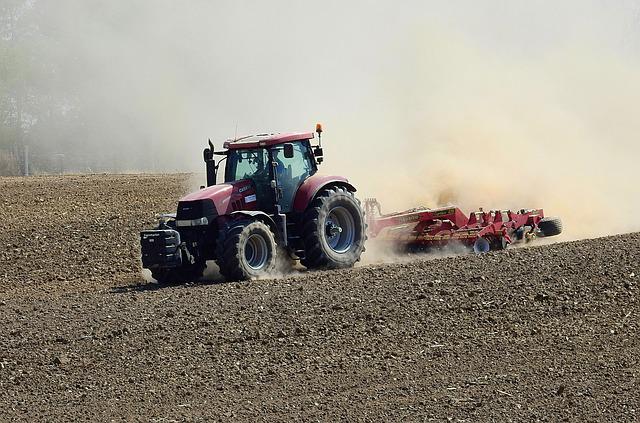 A tractor purchased from a loan.