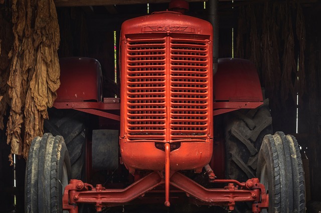 Tractor purchased with bad credit farm equipment financing.