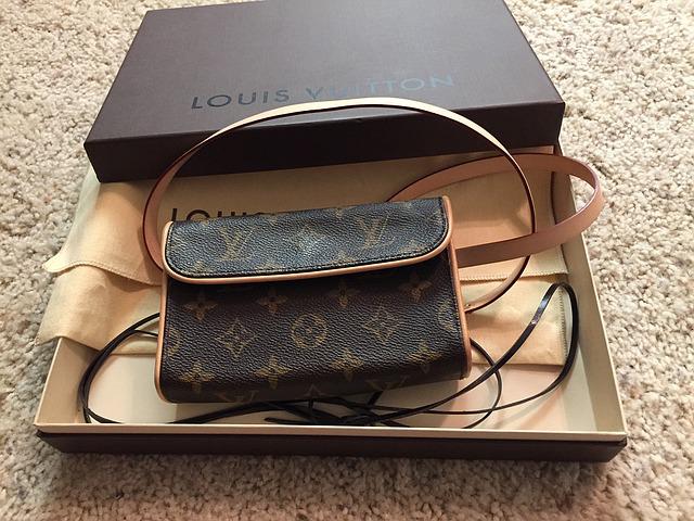 A Louis Vuitton bag purchased with bad credit financing.