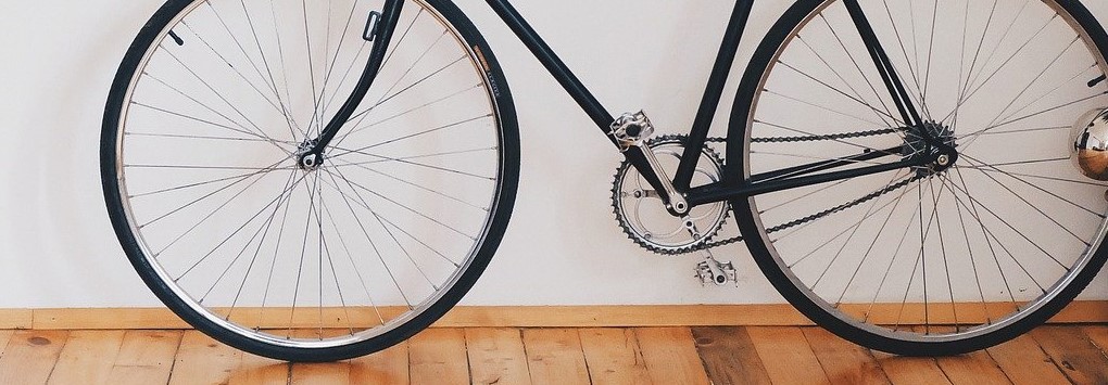 A trek bike purchased with a loan.